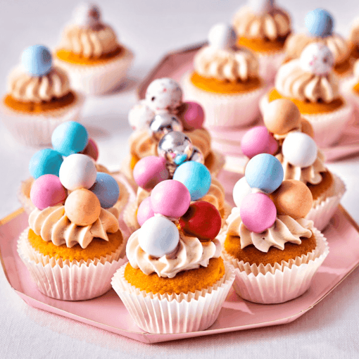 Bolas Crujientes De Chocolate Funcakes - Pearl Pink (130 G) - Imagen 4