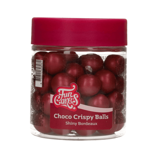 Bolas Crujientes De Chocolate Funcakes - Shiny Bordeaux (130 G)