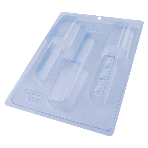 Molde Para Chocolate Bwb - Mini Helados (3 Cavidades)