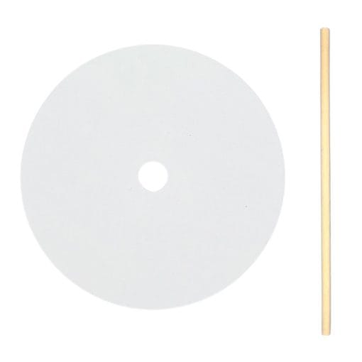 Set Bases De Madera (Ø 25 Cm - 9 Mm Grosor) + Palos 50 Cm (2 U) - En Papiers - Imagen 2