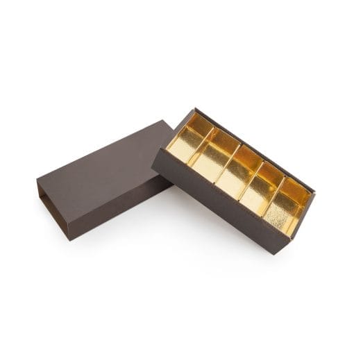 Caja Para Bombones Marron "berlin" - 17,5 Cm
