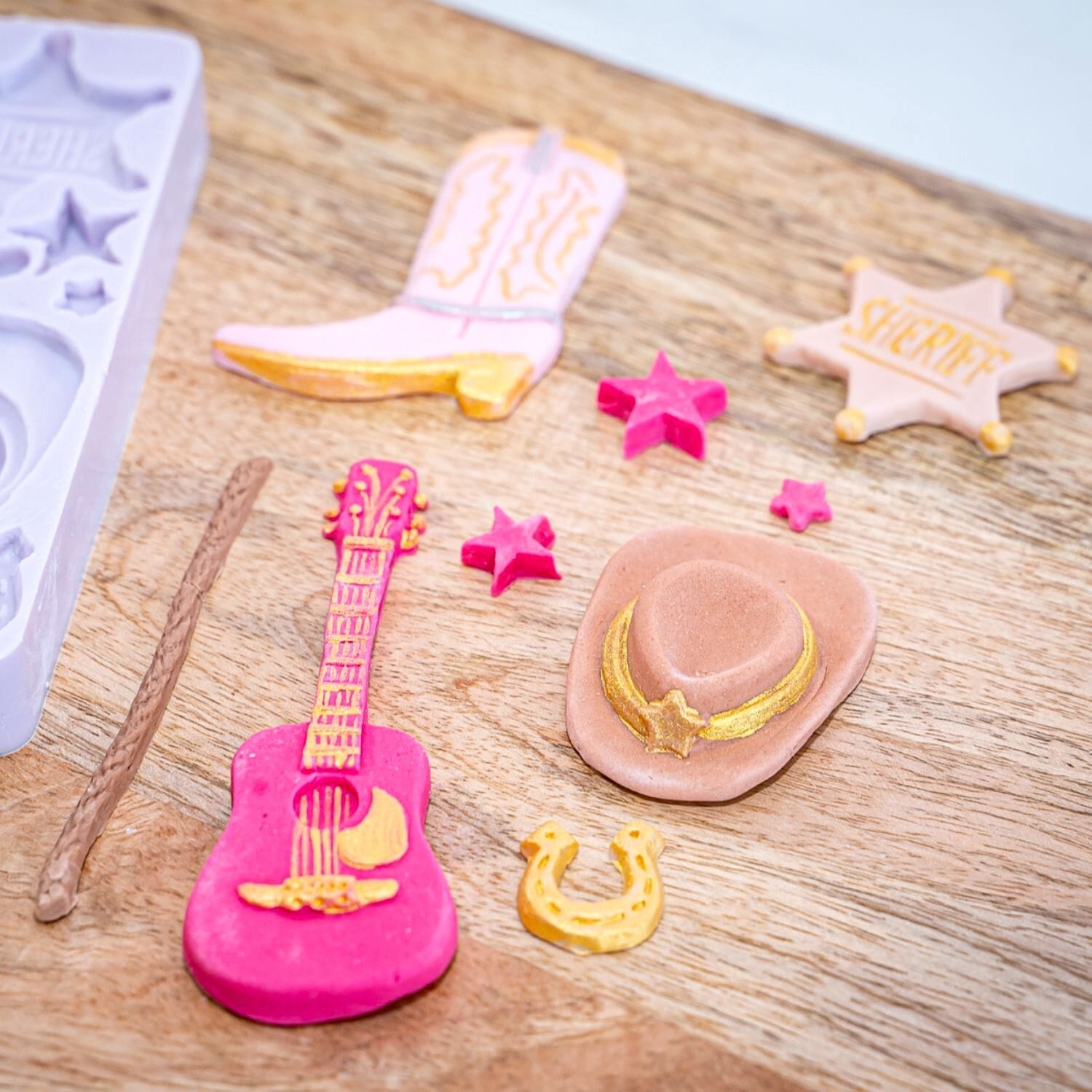 Molde Silicona Karen Davies - "country Western" - Imagen 2