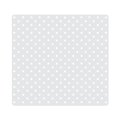 Salvamanteles Individual Lunares ("polka Dots") - Blanco
