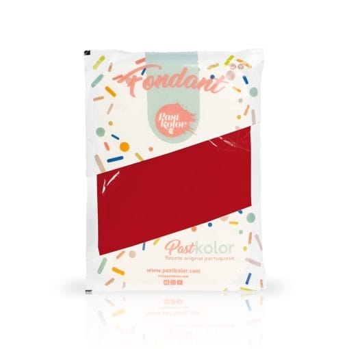 Fondant Pastkolor Burdeos - 250 G