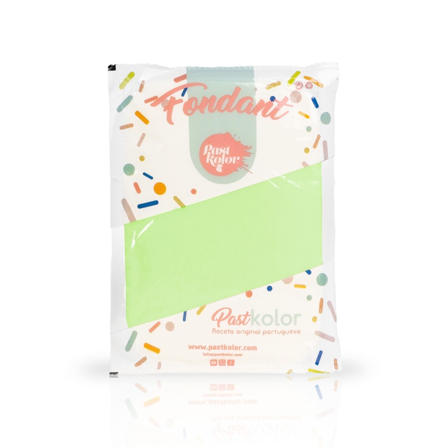 Fondant Pastkolor Verde Pastel - 250 G
