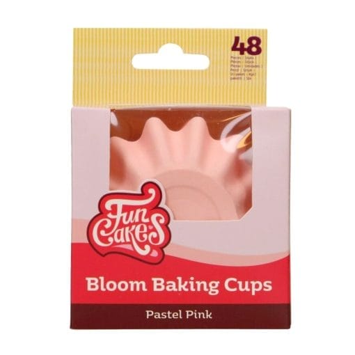 Capsulas Cupcakes Para Hornear "bloom" Funcakes - Rosas Pastel