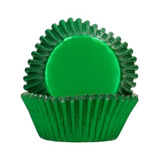 Capsulas Cupcakes Papel Aluminio "foil" Funcakes - Verde Metalico - Imagen 3