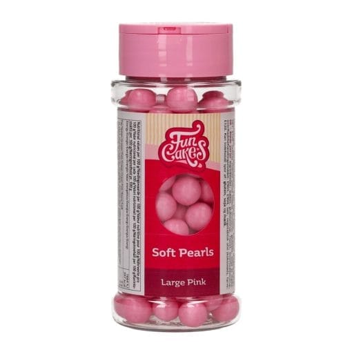 Perlas De Azucar Blandas Funcakes - Rosas (Ø 10 Mm) 70 G - Imagen 2