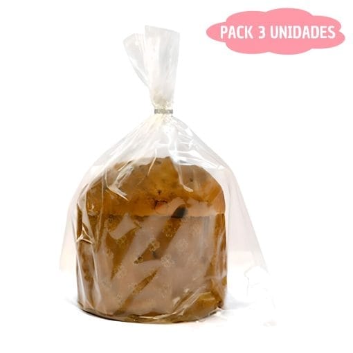 Set Molde De Papel Para Panettone + Envoltorio + Cierre - 750 G (3 Unidades)