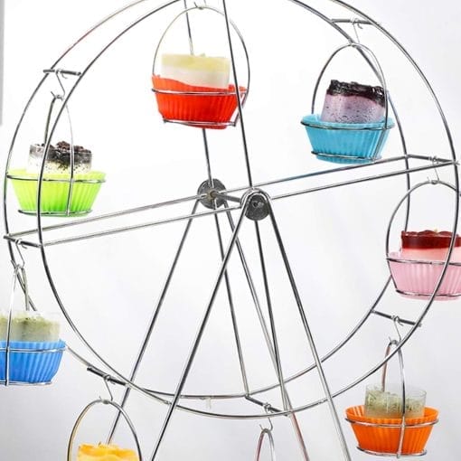 Stand Para 8 Cupcakes Noria Giratoria - Imagen 4