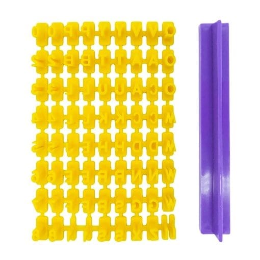 Marcadores Para Galletas - Sellos Alfanumericos - Imagen 2
