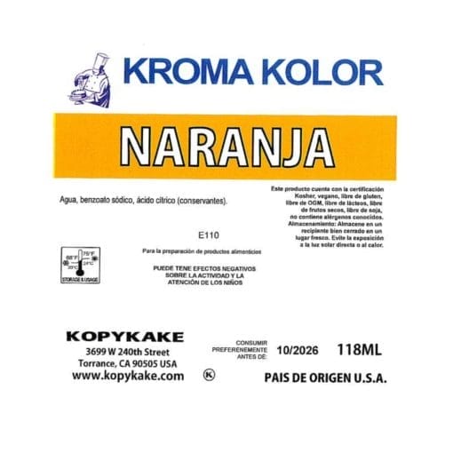 Colorante Aerografo "kroma Kolor" Kopykake - Naranja (118 Ml) - Imagen 2