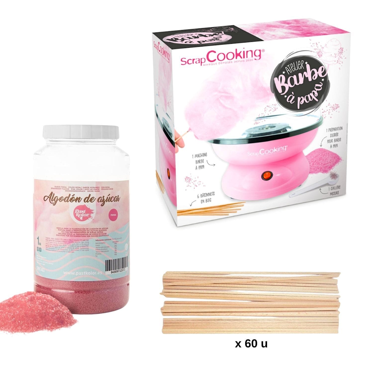 Set Para Hacer Tu Propio Algodon De Azucar