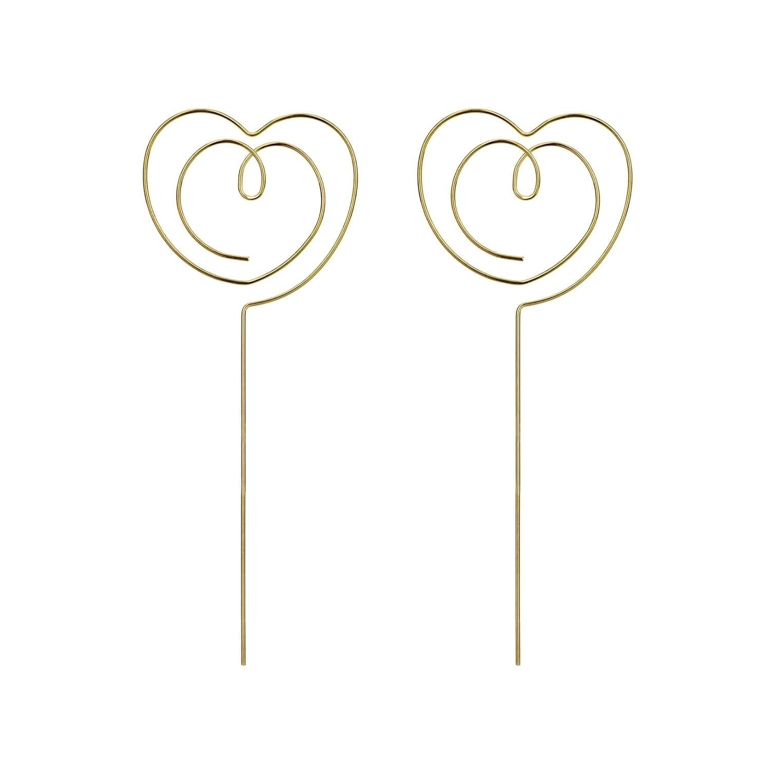 Topper Corazon Abierto Oro - Partydeco (2 U)