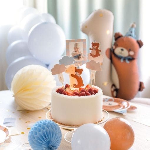 Topper Para Tarta Partydeco - Osito "teddy"
