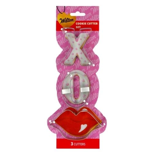 Set Cortadores Wilton - Labios & "xo" San Valentin - Imagen 3