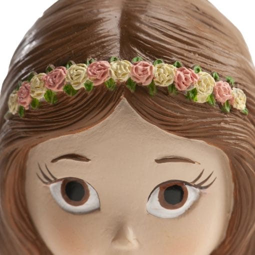 Figura Para Tarta Comunion - NiÑa Con Falda Rosa - Imagen 4