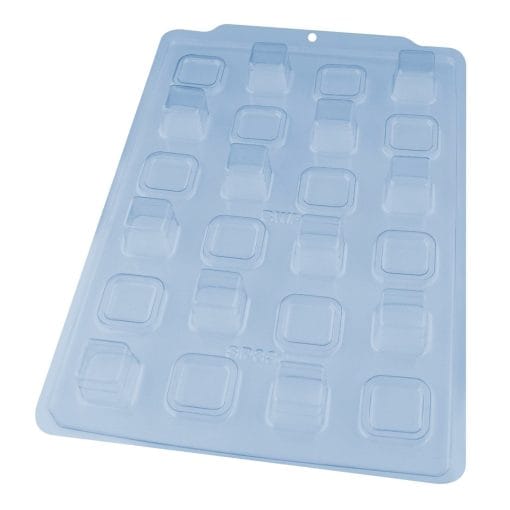 Molde Para Chocolate Bwb - Mini Caja Cuadrada (24 Cavidades) - Imagen 4