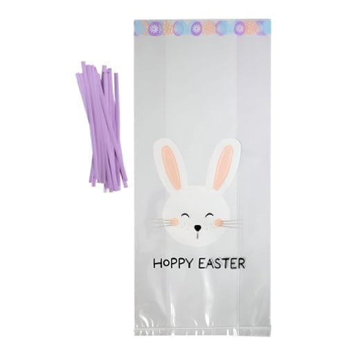 Bolsas Para Dulces Wilton - Conejo De Pascua "hoppy Easter" (20 U) - Imagen 2