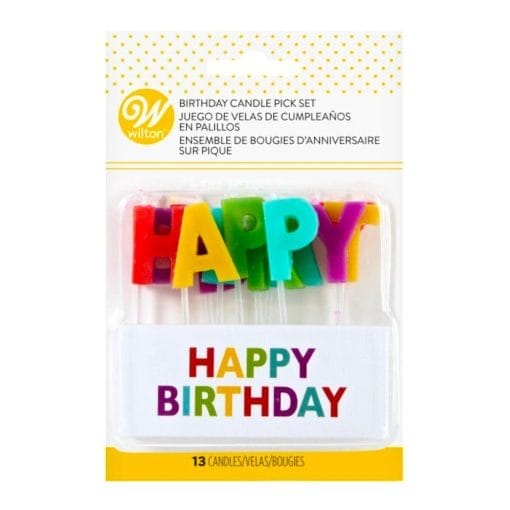 Velas CumpleaÑos Wilton - "happy Birthday"