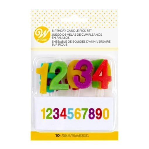 Velas CumpleaÑos Wilton - Numeros De Colores - Imagen 2
