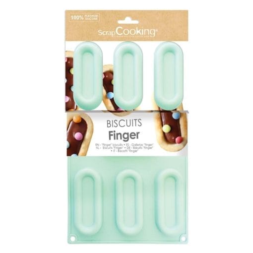 Molde Silicona 3d Scrapcooking - Galletas "finger"