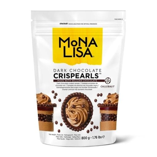 [p. Caduc.] Perlas De Chocolate Negro "crispearls" Mona Lisa De Callebaut - 800 G - Imagen 2