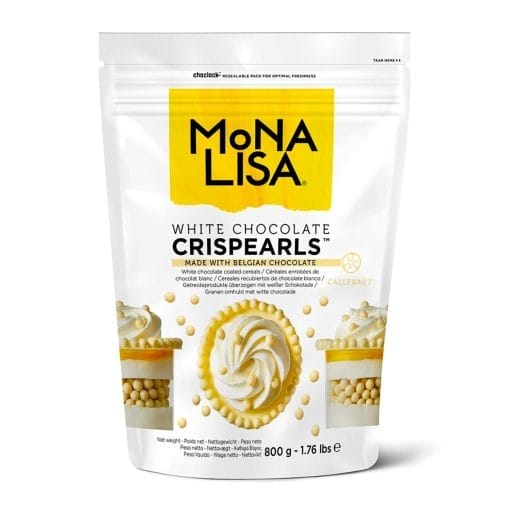 [p. Caduc.] Perlas De Chocolate Blanco "crispearls" Mona Lisa De Callebaut - 800 G - Imagen 3
