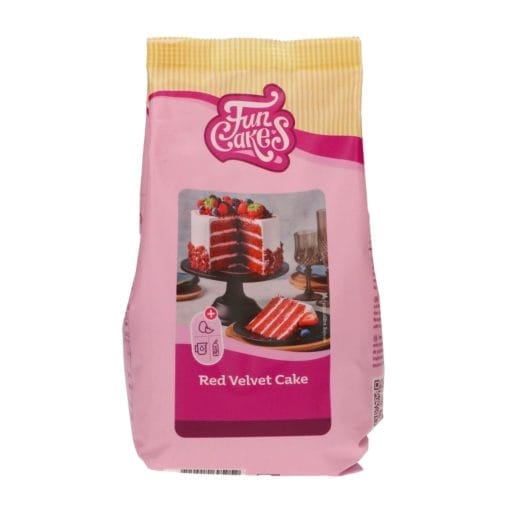 Preparado Funcakes Para Red Velvet 500 G - Imagen 2