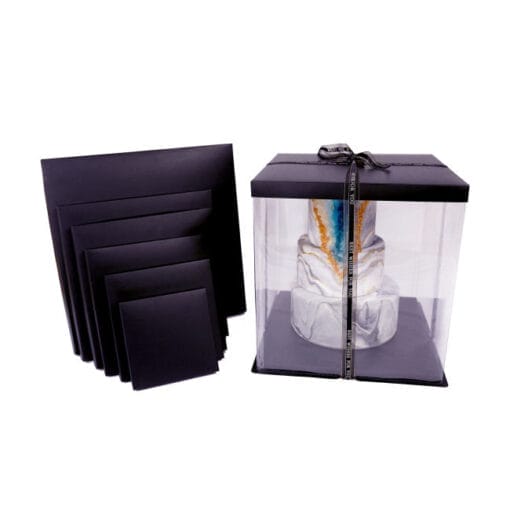Caja Para Tarta Deluxe Negra - 33,5 X 37 Cm - Imagen 2