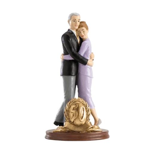 Figura Para Tarta Pareja 50 Aniversario