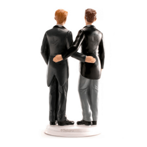 Figura Para Tarta Pareja De Hombres - Imagen 2