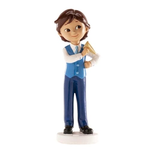 Figura Para Tarta Comunion - NiÑo Con Avion