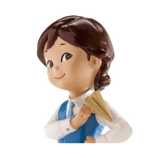 Figura Para Tarta Comunion - NiÑo Con Avion - Imagen 2