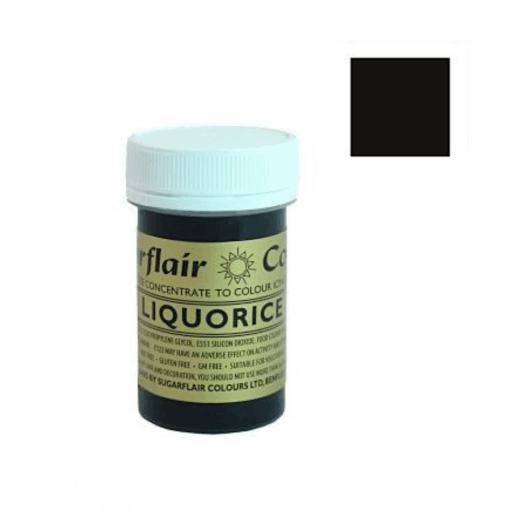 Colorante En Pasta Espectral Sugarflair - Liquorice / Regaliz 25 G