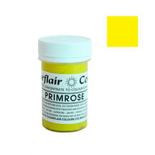 Colorante En Pasta Tartranil Sugarflair - Primrose / Amarillo Primavera 25 G