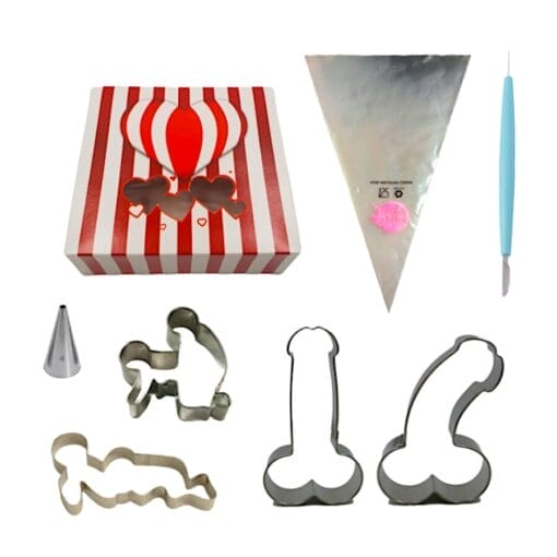 Set Erotico Festivo Para Galletas