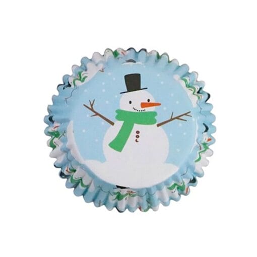 Capsulas Cupcakes Pme - MuÑeco De Nieve