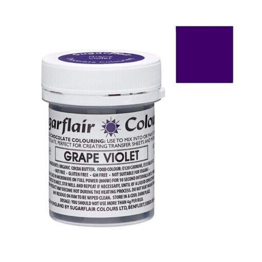 Colorante Para Chocolate Sugarflair - Grape Violet / Violeta Uva 35 G