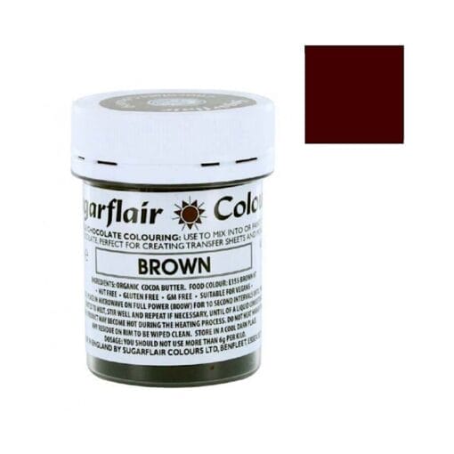 Colorante Para Chocolate Sugarflair - Brown / Marron 35 G