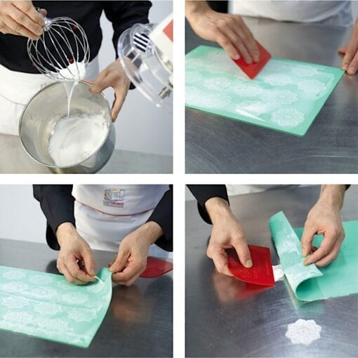 Tapete Silicona Para Cake Lace Pavoni N4