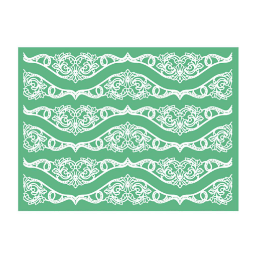 Tapete Silicona Para Cake Lace Pavoni N5 - Imagen 2