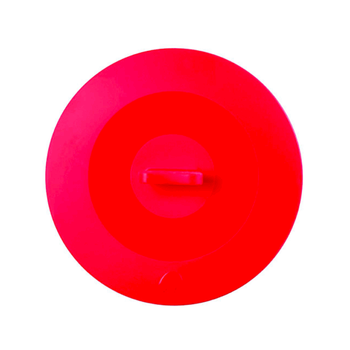 Tapa Silicona Con Ventosa Pavoni - Roja 15 Cm