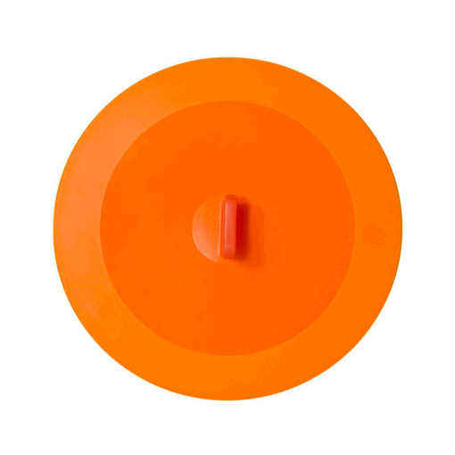 Tapa Silicona Con Ventosa Pavoni - Naranja 18 Cm
