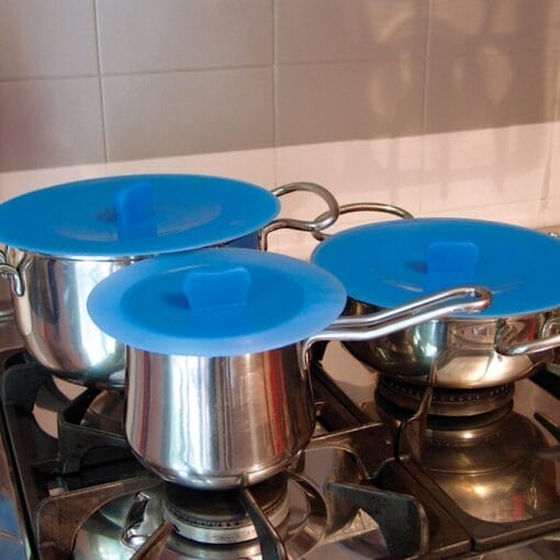 Tapa Silicona Con Ventosa Pavoni - Azul 36 Cm - Imagen 3