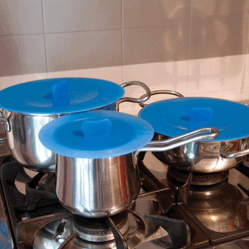 Tapa Silicona Con Ventosa Pavoni - Transparente 18 Cm - Imagen 2