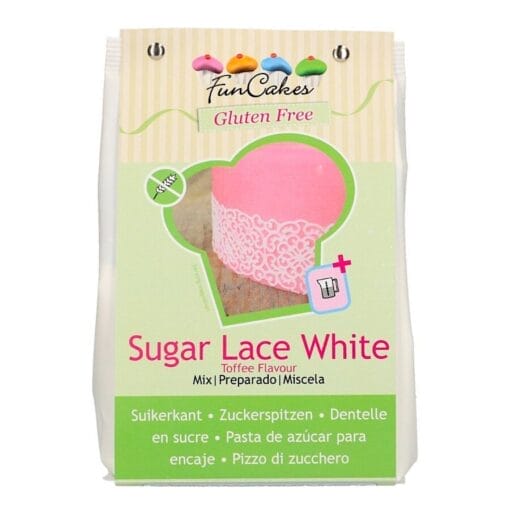 Preparado Funcakes Para Glasa Encaje Blanco (sin Gluten) 400 G - Imagen 2