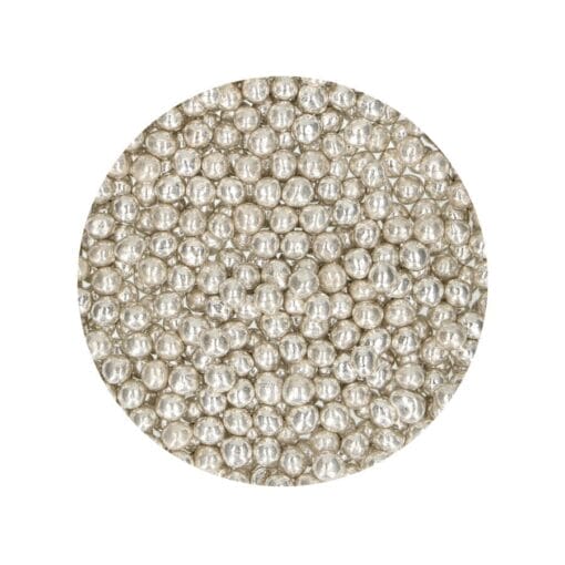 Perlas De Azucar Blandas Funcakes - Plata Metalizado 55 G