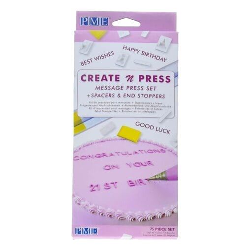 Marcadores Letras "create N Press" Pme - Sellos Alfanumericos - Imagen 3