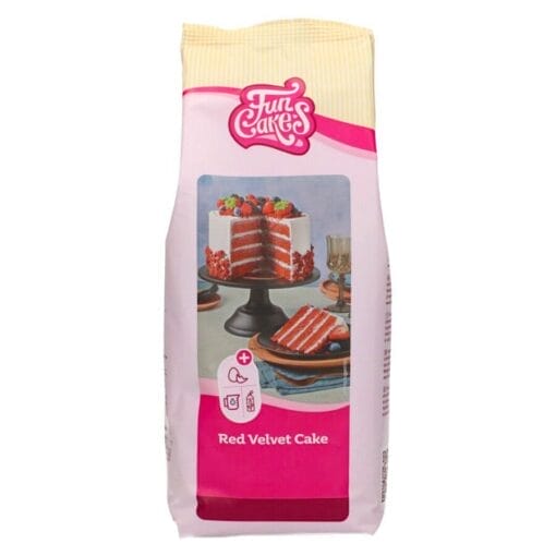 Preparado Funcakes Para Red Velvet 1 Kg